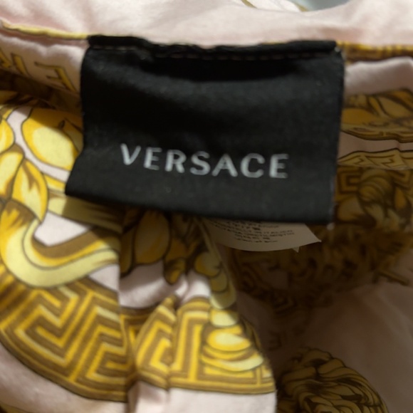 Versace Gold and Pink King Comforter - Picture 6 of 7
